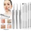 Stainless Steel Acne Needle Cell Clamp for Removing Squeezing Pimples Kit Makeup Magnifying Mirror Remove Blackhead Nasal Strips