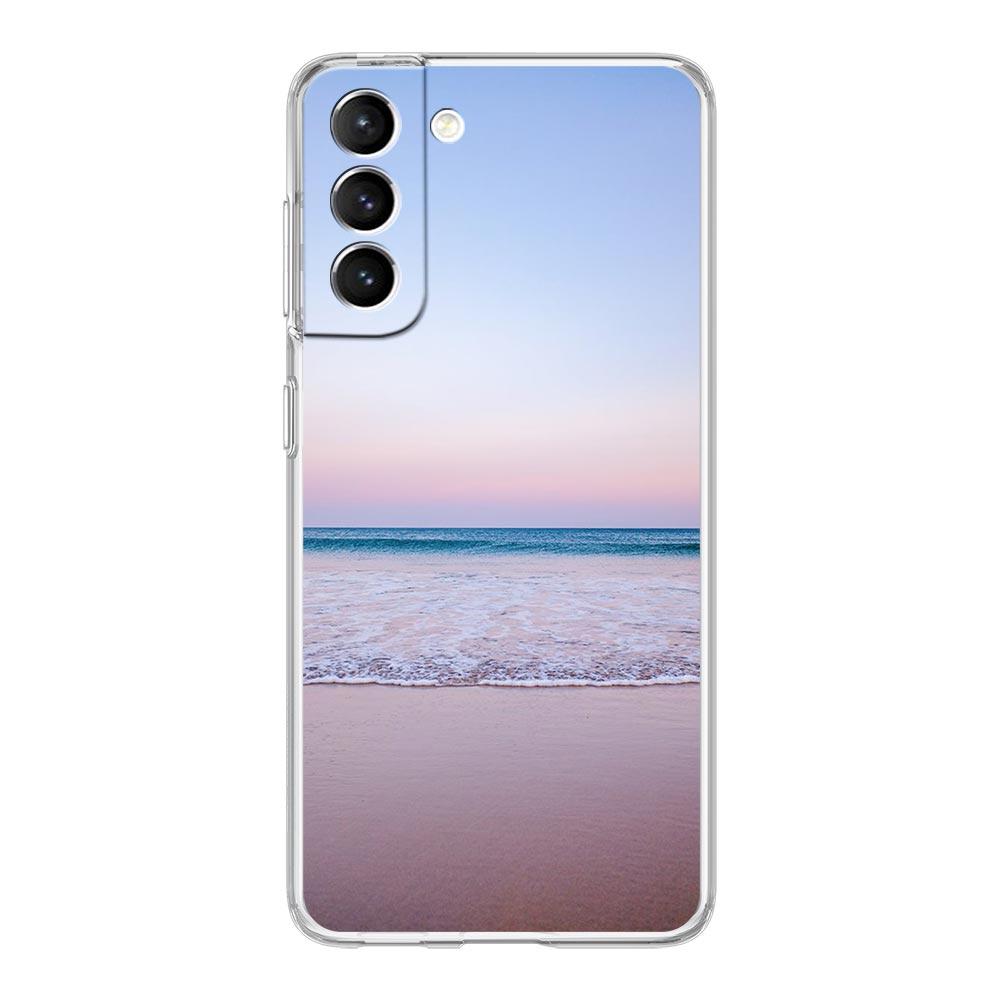 Морская синь Пляж Небо Прозрачный Силиконовый Чехол Для Телефона Для Samsung Galaxy S23 S22 5G S20 Ultra S21 FE 5G S10E S9 S8 S10 Plus Мягкая Крышка