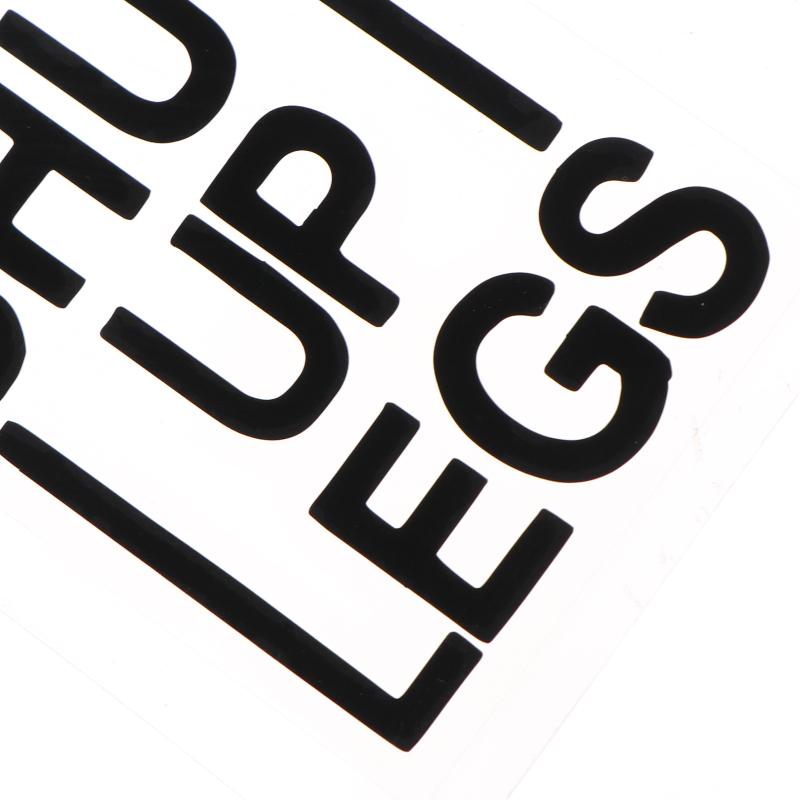 2 шт. Наклейки на верхнюю трубу рамы велосипеда Заткнитесь, ноги Велосипедная наклейка Водонепроницаемая виниловая наклейка Украшение Для аксессуаров для горного велосипеда