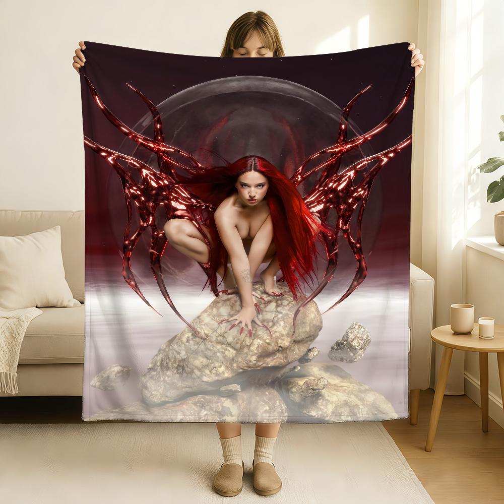 Singer Lola Indigo NAVE DRAGON Blanket Soft and Skin Friendly For Couch Bed Napping Bedspread All Seasons Comforter