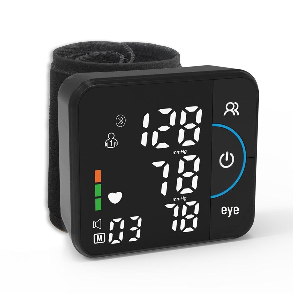 ALESHON IoT Bluetooth/WiFi GPRS Светодиодный наручный монитор артериального давления с литиевой батареей
