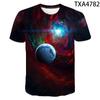 New Astronaut Space Milky Way Universe Planet 3D Printed T Shirt Summer Boys Girls Children Short Sleeve T-Shirt Kids Streetwear
