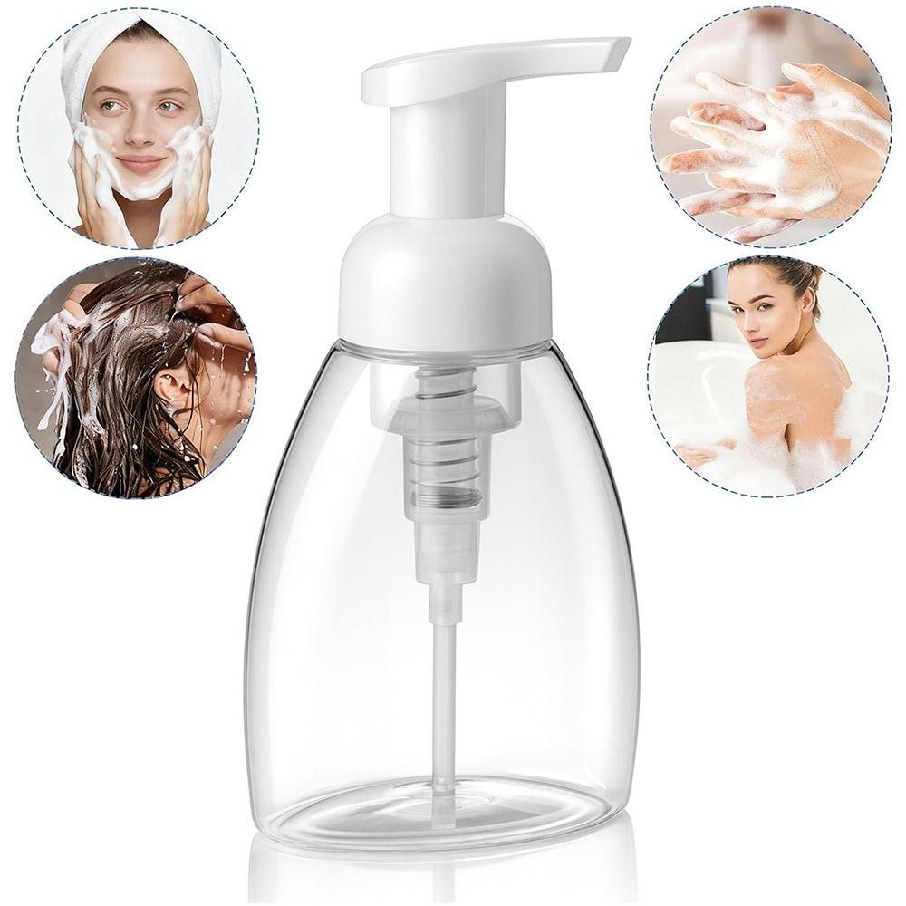 Plastic Empty Bottle Clear Foam Bottle Portable Empty Soap Bottle Cosmetics Packaging
