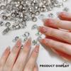 12gird Multisize New Box Nail Rhinestones 3d Crystal Ab Glass Diy Nail Art Decorations Set Diamond Gem 3d Glitter Nail Beauty