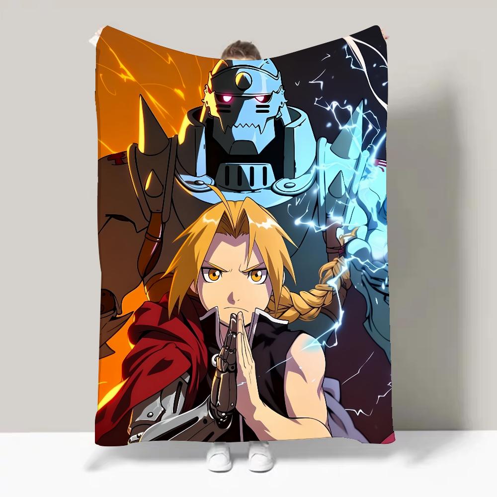 ANIMNE F-Стальной Алхимик Плед Идеальный Подарок Для Дивана Офиса Кровати Самолета Путешествий Сна Чтения Отдыха Кемпинга