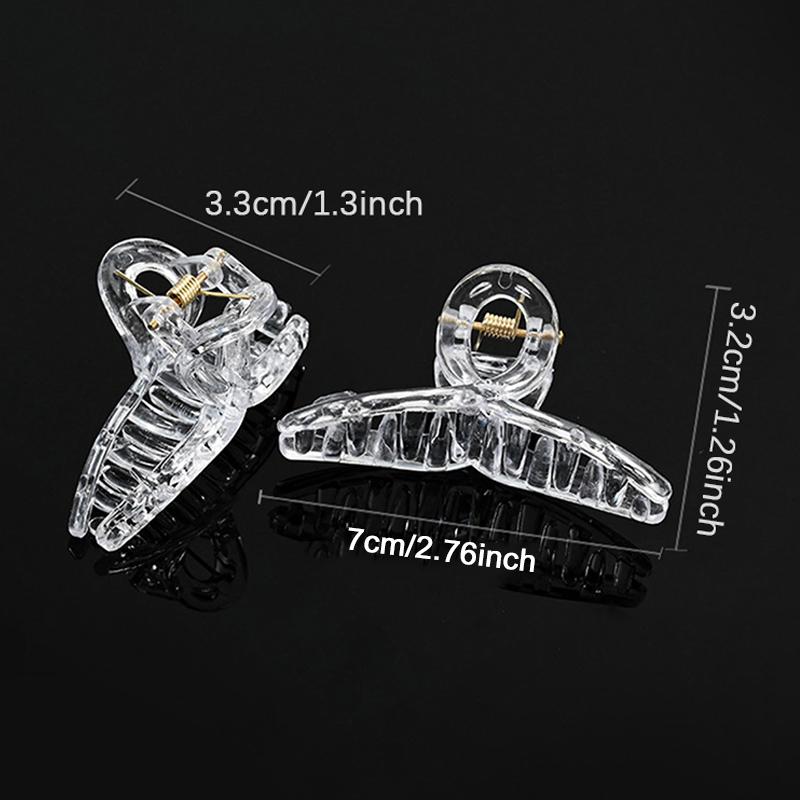 Акриловые прозрачные коготь прозрачные пластиковые заколки для волос пустая шпилька основа для DIY