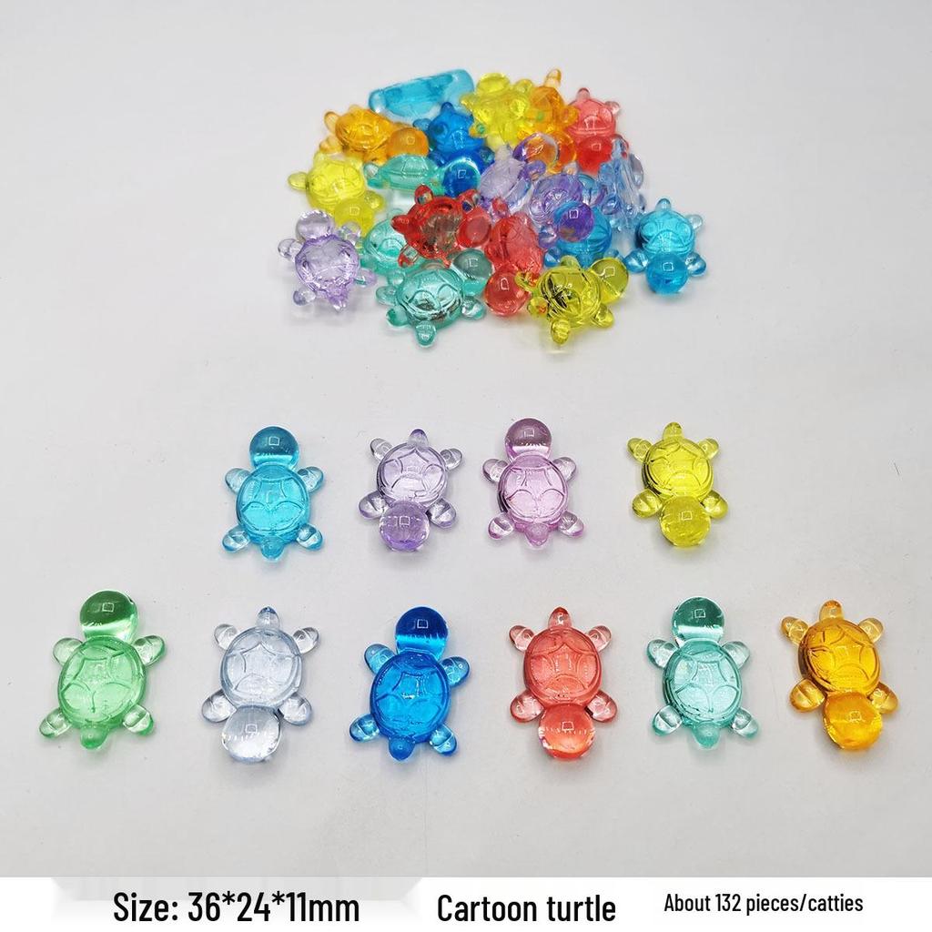 Colorful Mini Acrylic Milk Bottle Cartoon Ornaments - Cute Handmade DIY Decorative Accessories