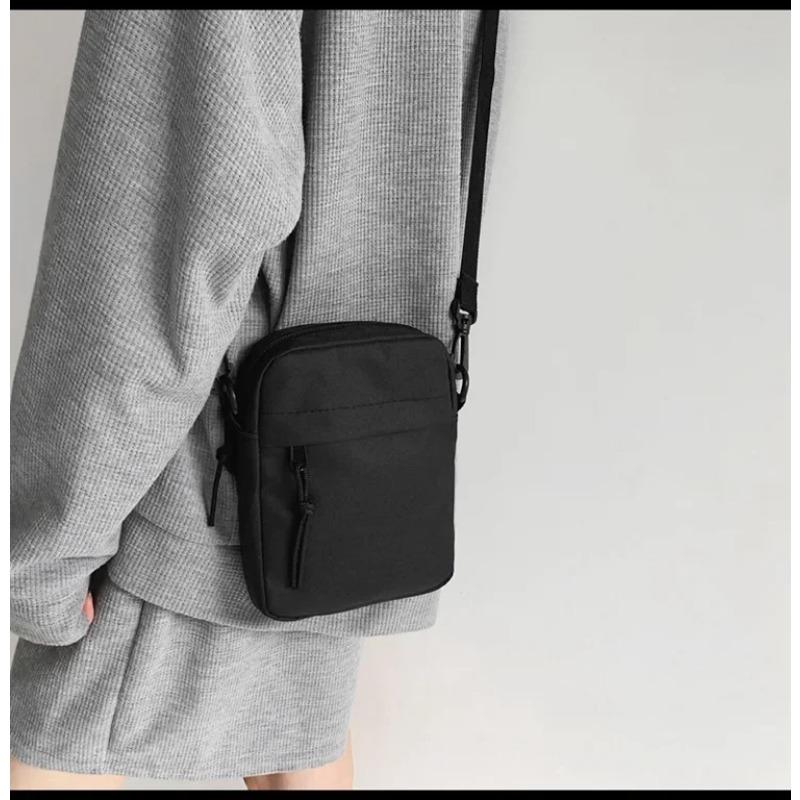 Холщовая женская сумка через плечо Trend Oxford сумка через плечо Корейская однотонная студенческая сумка для телефона Простые сумки-шопперы Кошелек