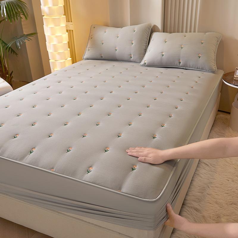 Корейская версия вышивки Матрас из соевого волокна класса А, утолщенный матрас типа наматрасника Simmons, чехол для матраса с полным покрытием.