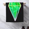Зеленый plumbob sims 4 Мягкое банное полотенце для лица Быстросохнущее Хлопковые полотенца для бассейна и ванной Впитывающие