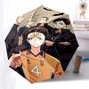1pc Horror Movie Characters Auto Open Close Umbrella, Portable Folding Design, 8-Bone Iron Frame Outdoor Umbrella, Perfect Gift for Fans, Travelers, D