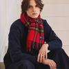ABRAHAM MOON Шаль-шарф из мериносовой шерсти 50 см - Королевский Стюарт
