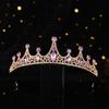 Свадебные украшения Корейские свадебные аксессуары хрустальная детская корона принцесса тиара сплав горный хрусталь ободок корона