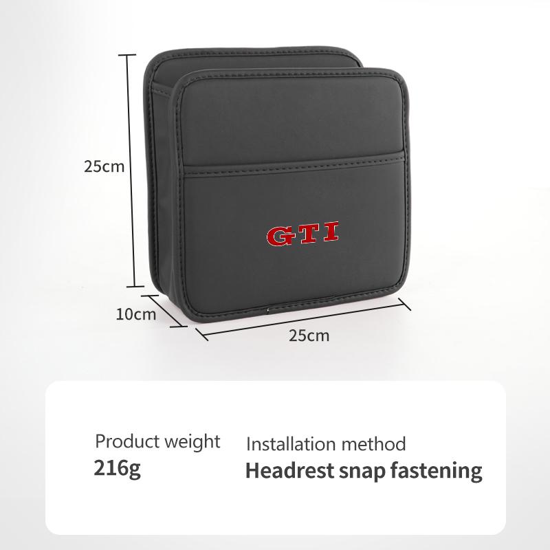 Portable Car Foldable Trash Can Hanging Stuff Storage Case For Volkswagen VW GTI Tiguan Passat B5 B6 B7 CC Jetta MK5 MK6 Polo