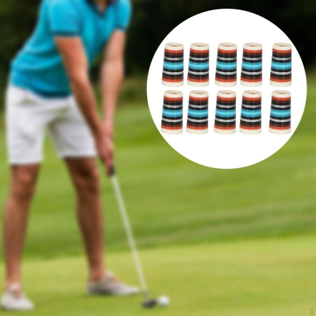 10 наконечников для клюшек для гольфа для клина с коническим наконечником, размер .370, запасные части