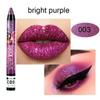 Eyeshadow 2in 1 Waterproof Eyeshadow Pen Smudge-Free Stick Lip Makeup Glitter Shimmer Long-Lasting Lipstick, 03 003, 1 Piece