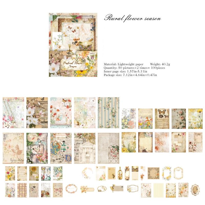 Садовое Почтовое Отделение Коллекция Бумажный Материал Руководство для Поделок Коллаж Журнал Блокнот Скрапбукинг Конверт