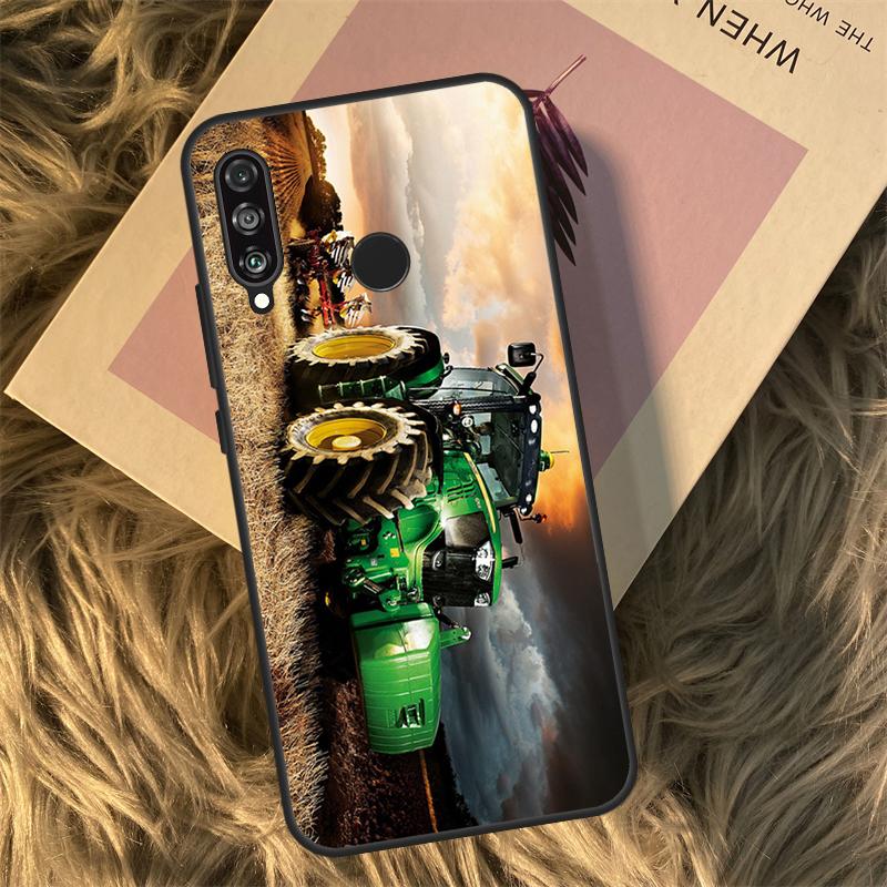Чехол для телефона Huawei Nova 11i 12i 3i 7i 8i 9 10 SE Y60 Y61 Y70 Y72 Y73 Y90 Y91 P20 P30 P40 Lite с рисунком Фермерский трактор