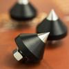 4 шт. HiFi Аудио Стойка-подставка из нержавеющей стали 316 для динамиков и усилителей, Изолирующие демпфирующие ножки, Шипы-гвозди для гашения вибраций