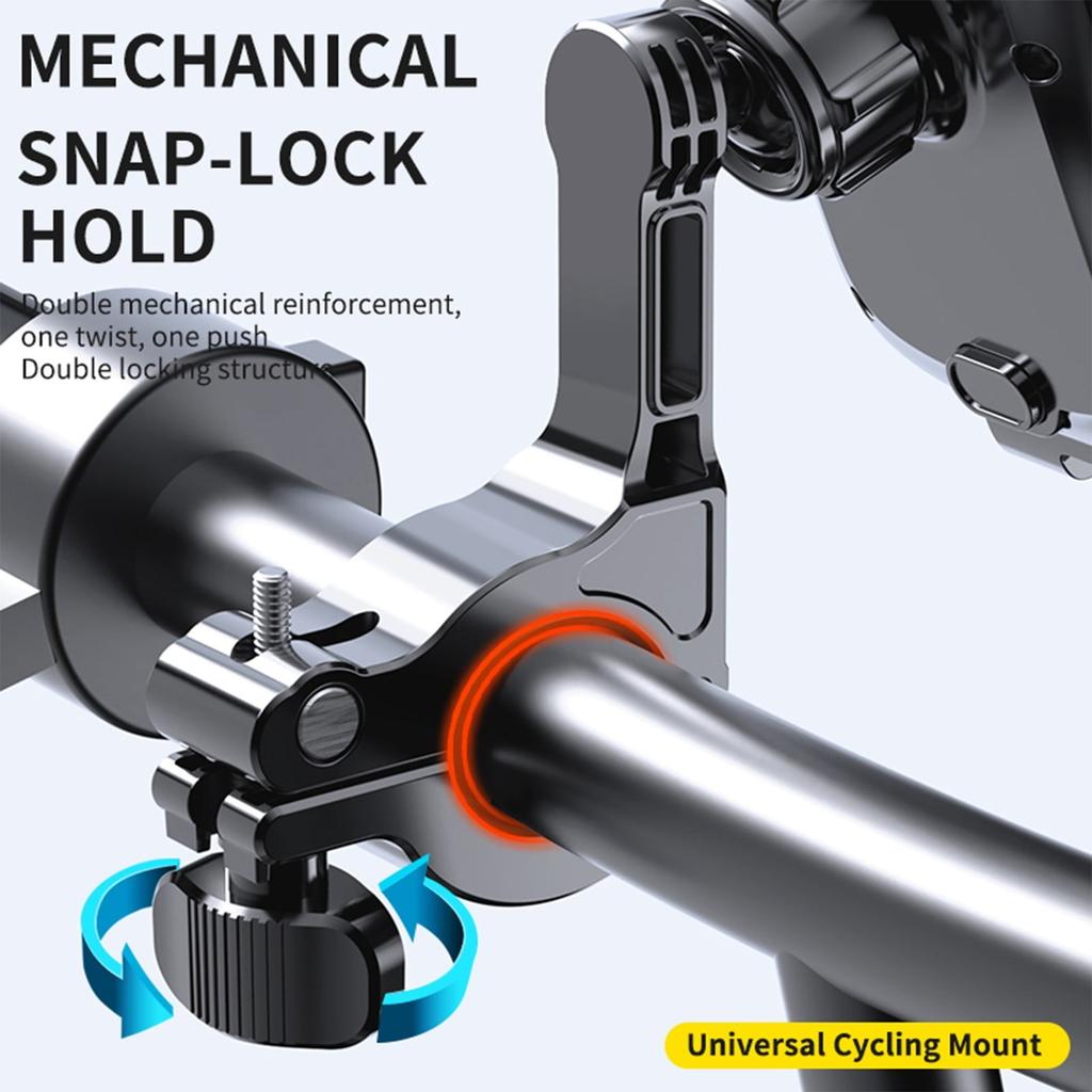 Крепление для телефона на мотоцикл, Держатель для телефона [Не закрывает камеру], Зажим для мобильного телефона на руль, Держатель для телефона на скутер [С силиконовой оболочкой] Для 4,7-7 дюймов