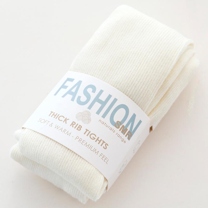 Thicken Warm Striped Woman Tights Autumn Winter Pantyhose Cotton Knitted Stockings Multi Colors Collant