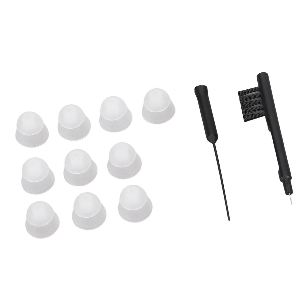 Силиконовые купола для слухового аппарата, набор берушей, профессиональная щетка для чистки слухового аппарата, вентиляционное отверстие