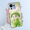 Для ZTE Blade V50 Vita Чехол Роскошный Милый Кролик с Сердечками Смешной Черный Мягкий Силиконовый Чехол для Телефона Для ZTE BladeV50 Vita V50Vita Обложка