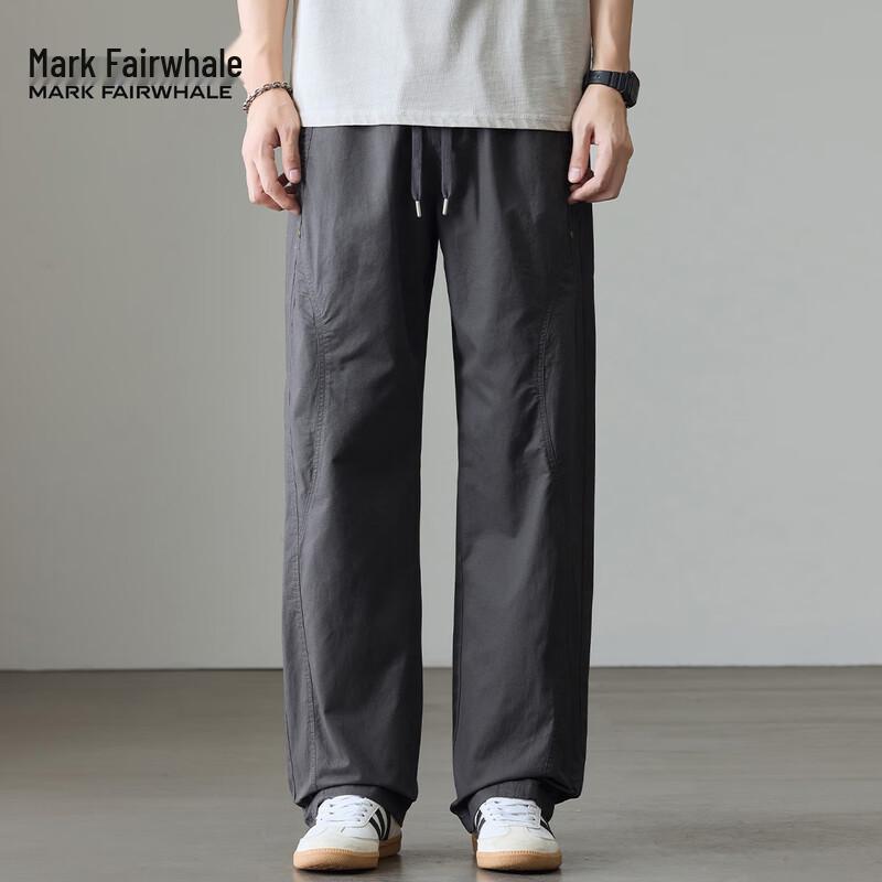 Mark Fairwhale Men's 2025 Autumn/Winter Drawstring Straight Casual Pants