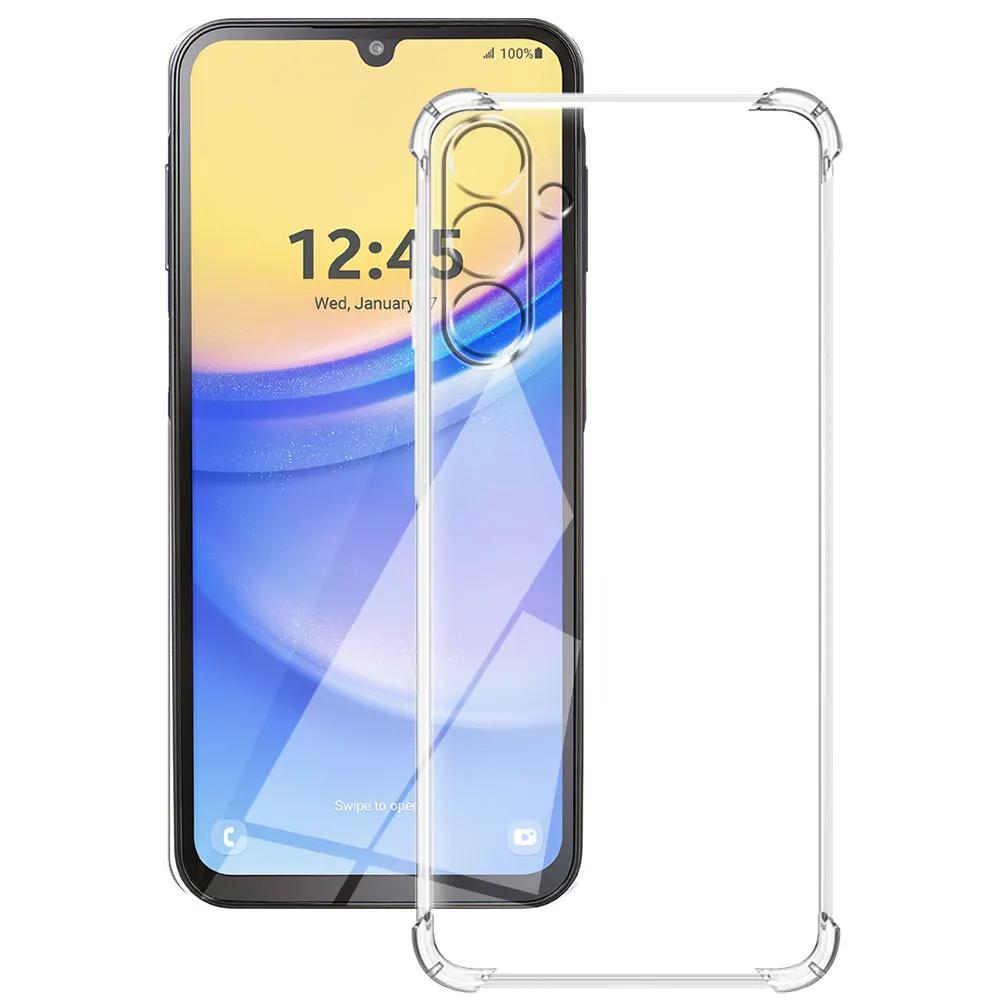 Для Samsung Galaxy A16 5G SM-A166E Чехол Прозрачный Силиконовый Мягкий Чехол для Телефона Для Samsung A16 Прозрачный Ударопрочный Защитный Чехол на Заднюю Панель