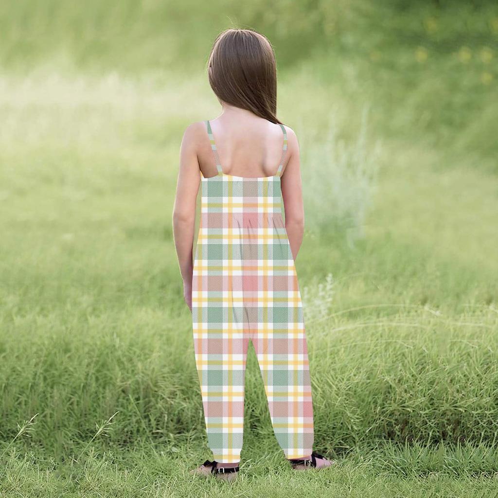 Toddler Kids Baby Girls Sleeveless Summer Romper Jumpsuit Playsuit Clothes