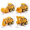 Cross-Border Children's Press-Type Engineering Vehicle Toy Excavator