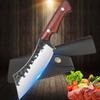 Stainless Steel Kitchen Knife Forged Kitchen Tool Handmade Meat Cleaver Butcher Knife Fruit Knife Multipurpose Knife for Cooking