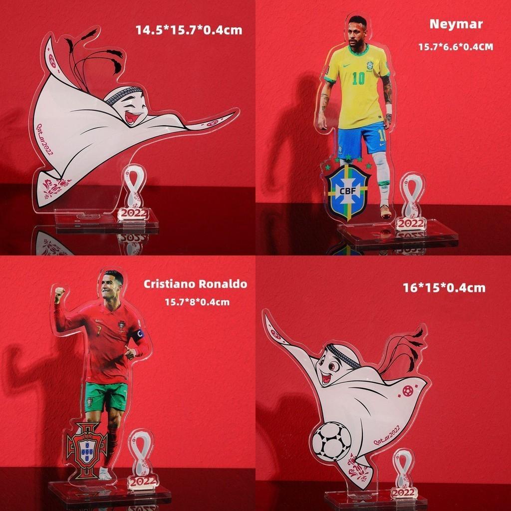 Логотип талисмана футбольной звезды Акриловая игрушка ручной работы Идеально подходит для фанатов Неймара Месси и Роналду