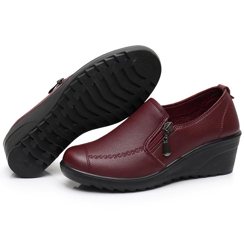 Новые модные женские туфли на танкетке весна-осень: Увеличение, износ, удобство Chaussure Femme