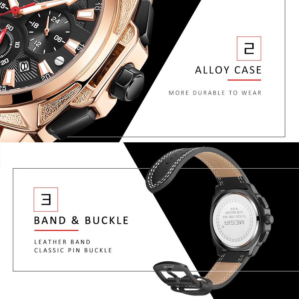 Мужские часы модные спортивные хронографы роскошные водонепроницаемые мужские часы аналоговые кварцевые наручные часы Relogio Masculino