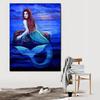 5D Diy Diamond Painting Full Cartoon Mermaid Cross Stitch Rhinestone Diamond Embroidery Paintings