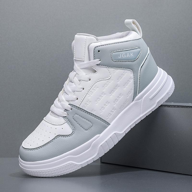 Casual Sneaker High-top new Breathable soft sole Men's Casual Sports Shoes Korean Fashion Student jogging shoes youth board shoe