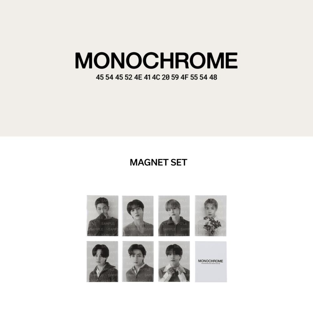 Предзаказ Набор магнитов BTS MONOCHROME Купить дешево на Joom