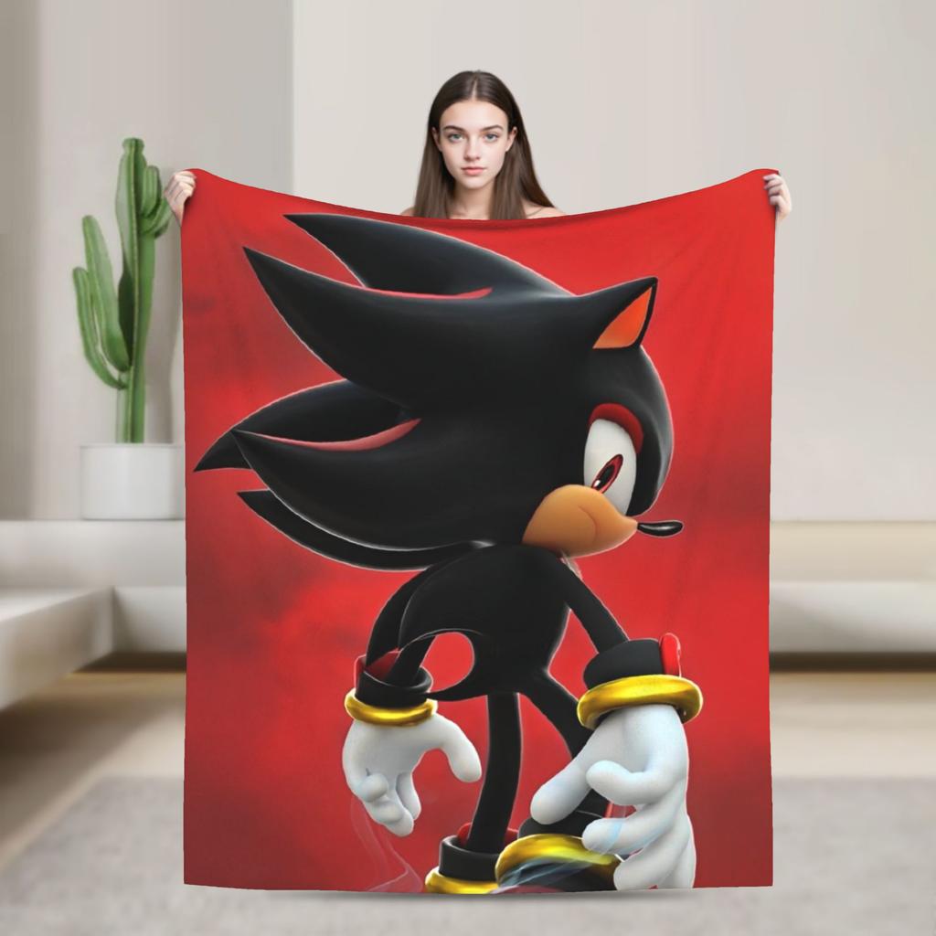 Бронированные Супер Ежик Тень Пледы Фланелевые Потрясающие Дышащие Пледы для Украшения Покрывала