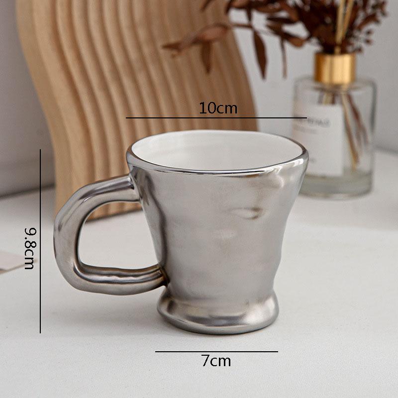 Креативная керамическая кружка на высоких ножках Милая кофейная кружка Чашка для послеобеденного чая Чашка для сока Чашка для чая Чашка для воды Товары для дома