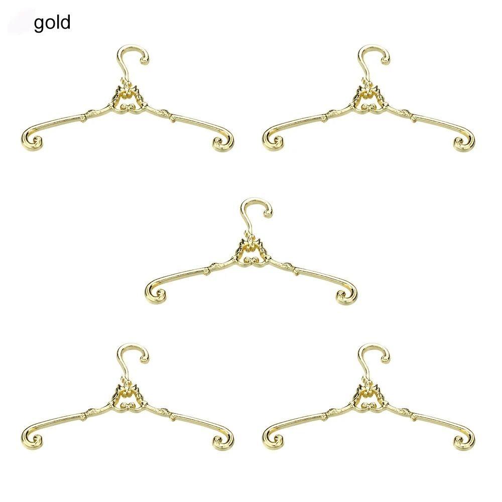 5 шт. Металлические Мини Вешалки для Пальто Ветрозащитные Стойки для Одежды Кукол Вешалка для Одежды Кукол Одежда для Кукол Ob11
