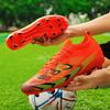 Football Shoes Men's AG Spikes Seamless Fly-woven Outdoor Football Shoes Youth Artificial Professional Training Shoes