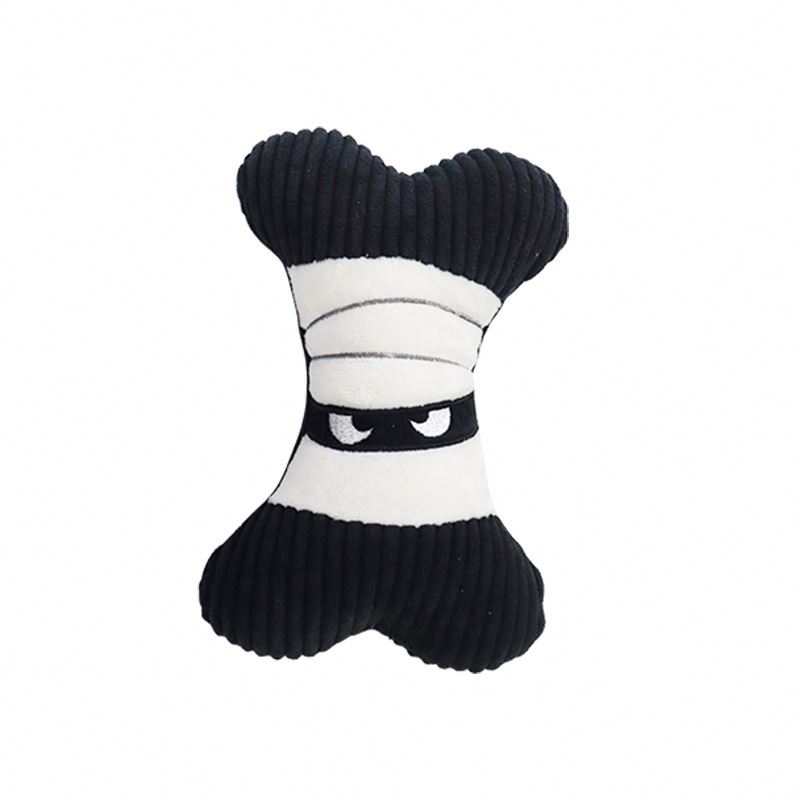 New Arrival Halloween Squeaky Bat Dog Chew Toy Unique Design Stuffed Pet Toy with Cartoon Style for Daily Use