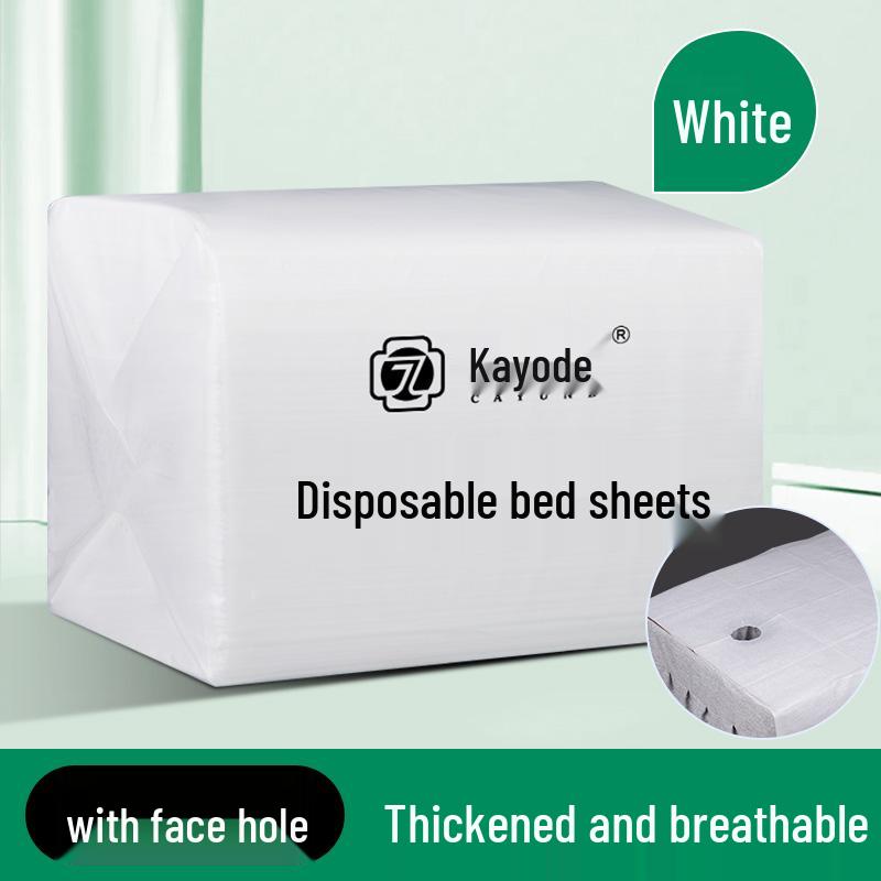 Waterproof, Oil-Proof Disposable Beauty Salon Bed Sheets with Hole - 100 Breathable Isolation Pads.