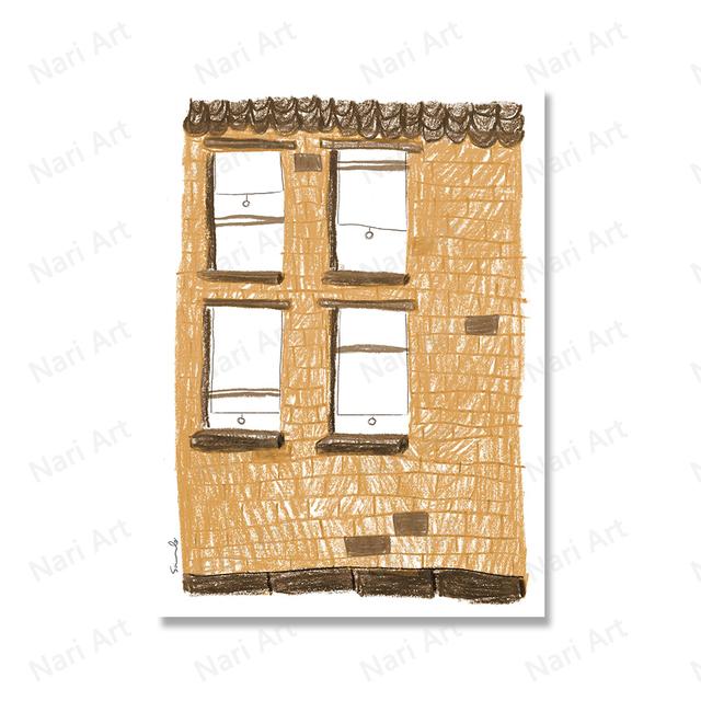 Мультфильм Кот Ракета Печать Плакатов Абстрактное Животное Собака Слон Дом Детская Комната Искусство