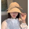 Fashion Lace-up Bucket Hat Wide Brim Quick Drying Duck Tongue Cap Bowknot Fisherman Cap Women Girls Wear