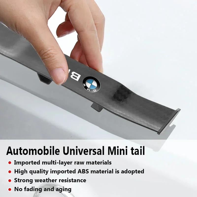 For BMW Car Rear Spoiler Mini Spoiler Wing Small Tail Emblem Sticker Decoration For BMW E34 E46 E39 E38 E90 E60 F30 F30 F10 E92