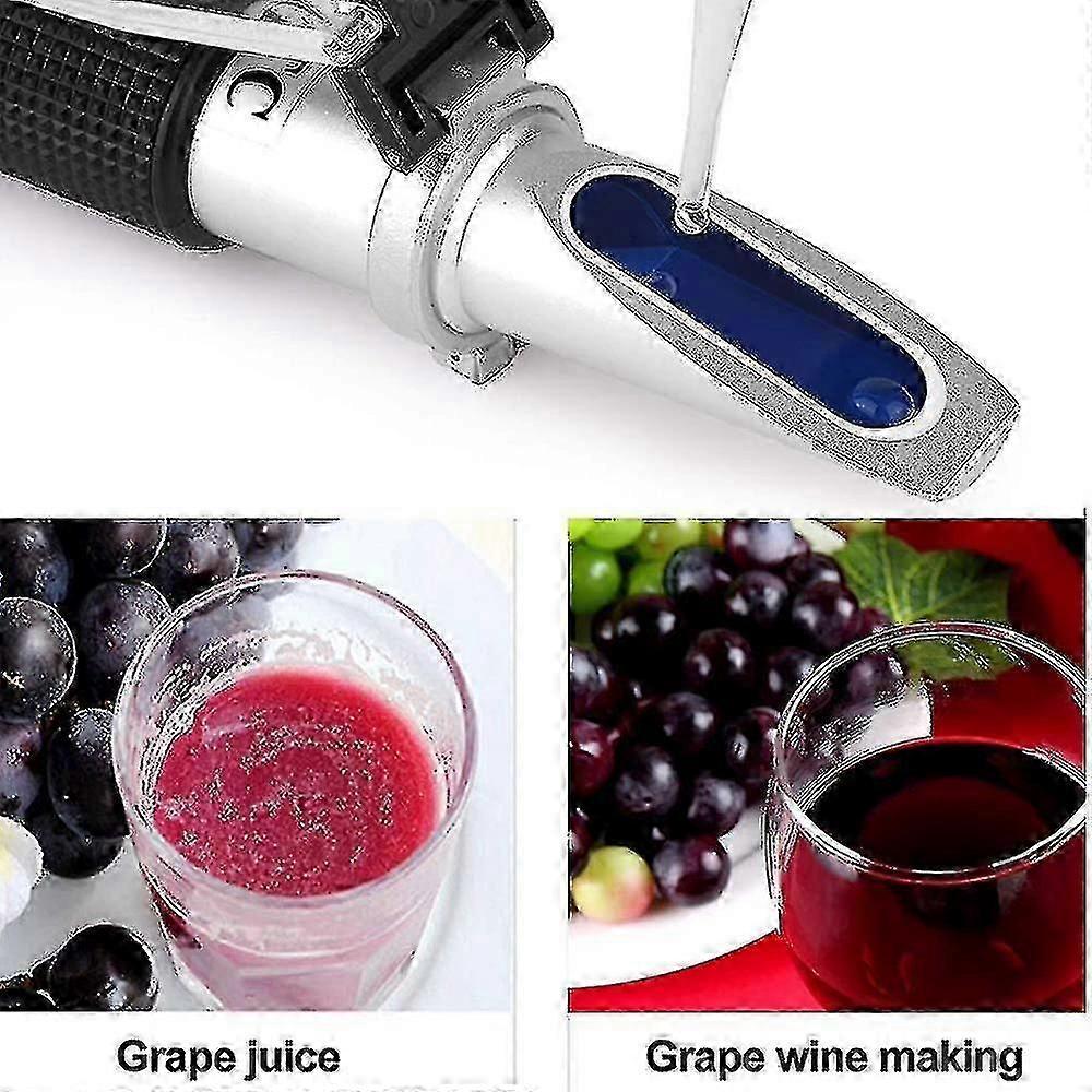 Distillery Refractometer for Measuring Alcohol Content from 0 to 80 Percent Volume by Volume
