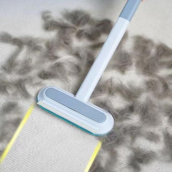 Средство для удаления шерсти домашних животных с длинной ручкой, удобная ручка, подвесное отверстие, диван, ковер, средство для удаления ворса с шерсти домашних животных, товары для домашних животных