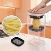 Vegetable Cutter French Fry Cutter Onion Slicer Potato Dicer with Sharp Blades Dishwasher Safe Anti-Slip Base Fruit Slicer